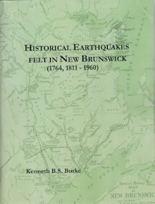 Historical earthquakes felt in New Brunswick (1764, 1811-1960)