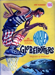 Harlem Globetrotters official souvenir program.1964 Season