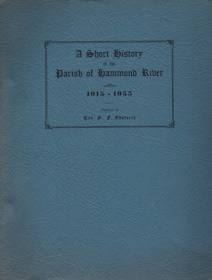 A short history of the parish of Hammond River : 1915-1955