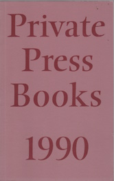 Private Press Books 1990