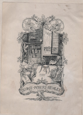 Ex Libris, George Robert Hewlett; designed by Rath-Merrill, Mary E.