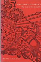 Image for ALLEGIANCE IN AMERICA : the case of the Loyalists ALLEGIANCE IN AMERICA : the case of the Loyalists