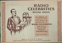 Image for RADIO CELEBRITIES; Second Series, : an album to contain the new series of portraits of radio celebrities now being issued with Wills's cigarettes. RADIO CELEBRITIES; Second Series, : an album to contain the new series of portraits of radio celebrities now being issued with Wills's cigarettes.