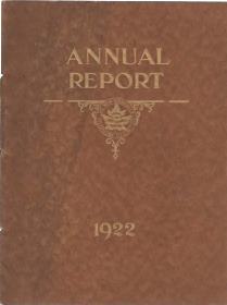 Image for ANNUAL REPORT of the President and Directors of .for the Year January 1, 1922 to December 31,1922 ANNUAL REPORT of the President and Directors of .for the Year January 1, 1922 to December 31,1922