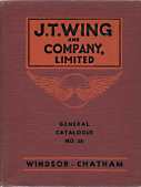 J. T. Wing and Company Limited, General Catalogue No. 38, 1938