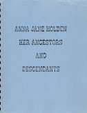 Anna Jane Holden, her ancestors and Descendants