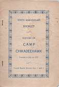 History of Camp Chikadeehawk, founded in July of 1935 : tenth anniversary booklet.