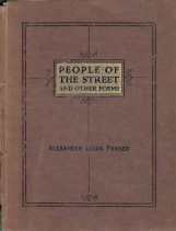 PEOPLE OF THE STREET; And Oterh Poems