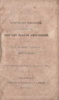 Image for An epistolary discourse concerning the rise and fall of anti-Christ An epistolary discourse concerning the rise and fall of anti-Christ
