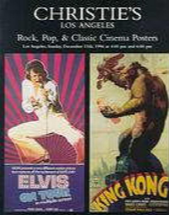Rock, pop & classic cinema posters : auction Sunday, 15 December 1996 at 4.00 p.m. & 6.00 p.m.