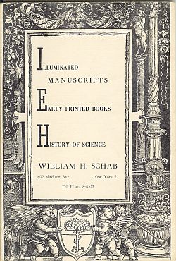 CATALOGUE TWENTY; AN OUTSTANDING COLLECTION OF FINE BOOKS AND MANUSCRIPTS, Including a Newly Discovered Autograph Manuscript of the Sixteen 