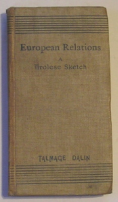 European Relations A Tyrolese Sketch (1891)