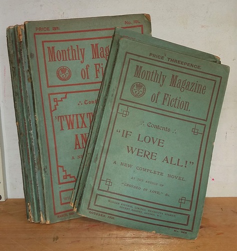 The Monthly Magazine of Fiction. 8 issues in original wrappers