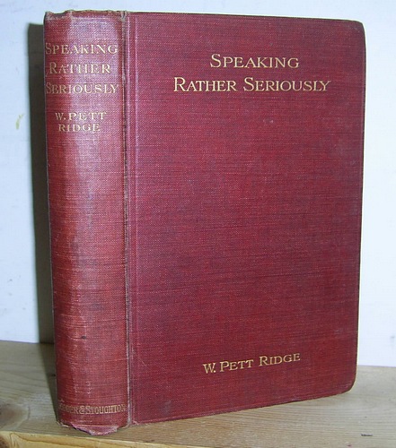 Speaking Rather Seriously (1908)
