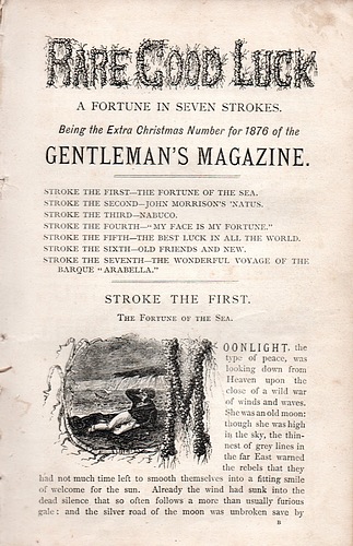 The Gentleman's Magazine, Extra Christmas Number for 1876: Rare Good Luck