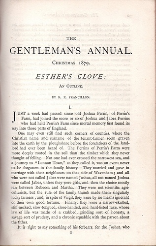 The Gentleman's Annual for Christmas 1879