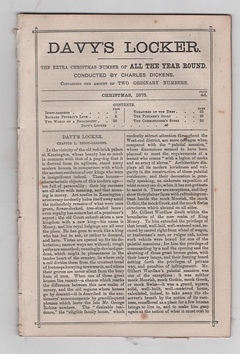 Davy's Locker: Extra Christmas Number for All the Year Round, 1875