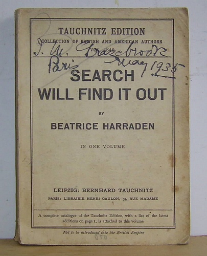Search Will Find It Out (1928)