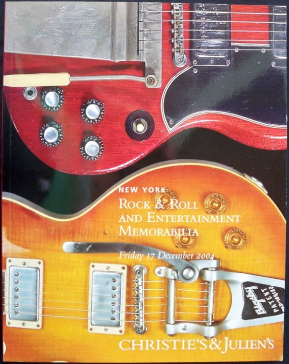 ROCK & ROLL AND ENTERTAINMENT MEMORABILIA, FRIDAY 17 DECEMBER 2004