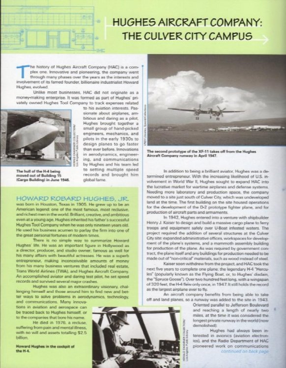 HUGHES AIRCRAFT COMPANY: THE CULVER CITY CAMPUS