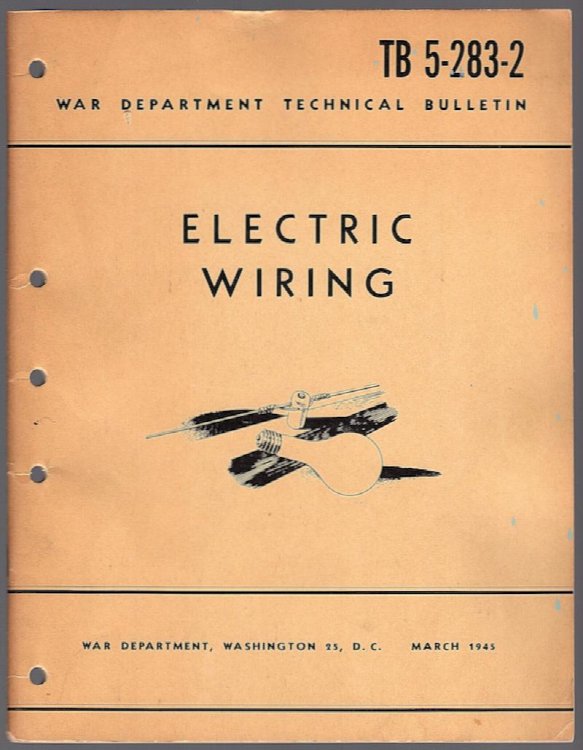 ELECTRIC WIRING (WAR DEPARTMENT TECHNICAL BULLETIN, TB