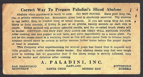 CORRECT WAY TO PREPARE PALADINI'S SLICED ABALONE