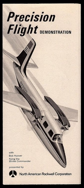 PRECISION FLIGHT DEMONSTRATION WITH BOB HOOVER FLYING THE STRIKE COMMANDER (PUBLICATION 599-J-1)