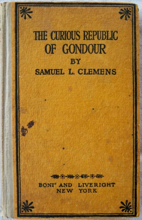 THE CURIOUS REPUBLIC OF GONDOUR, AND OTHER WHIMSICAL SKETCHES