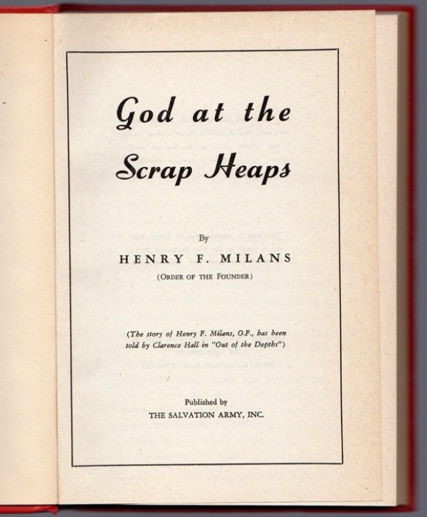 GOD AT THE SCRAP HEAPS