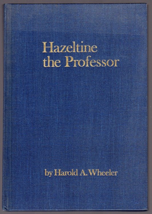HAZELTINE THE PROFESSOR