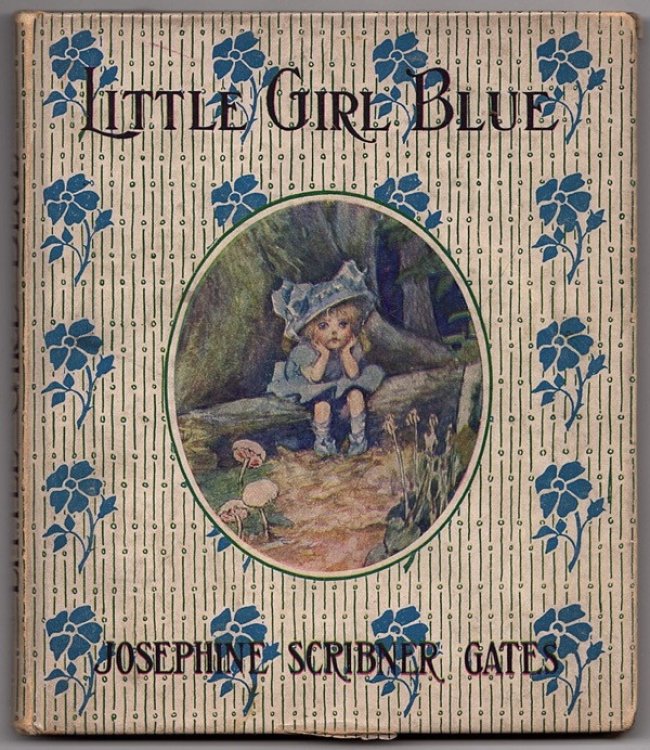 LITTLE GIRL BLUE LIVES IN THE WOODS TILL SHE LEARNS TO SAY PLEASE