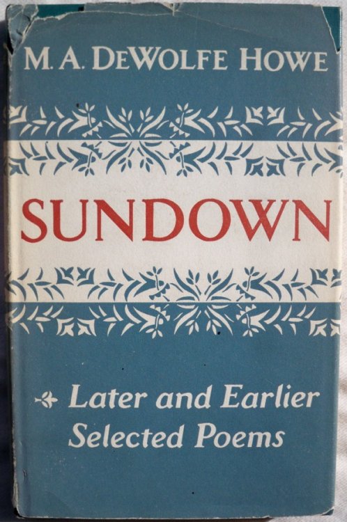 SUNDOWN: LATER & EARLIER SELECTED POEMS