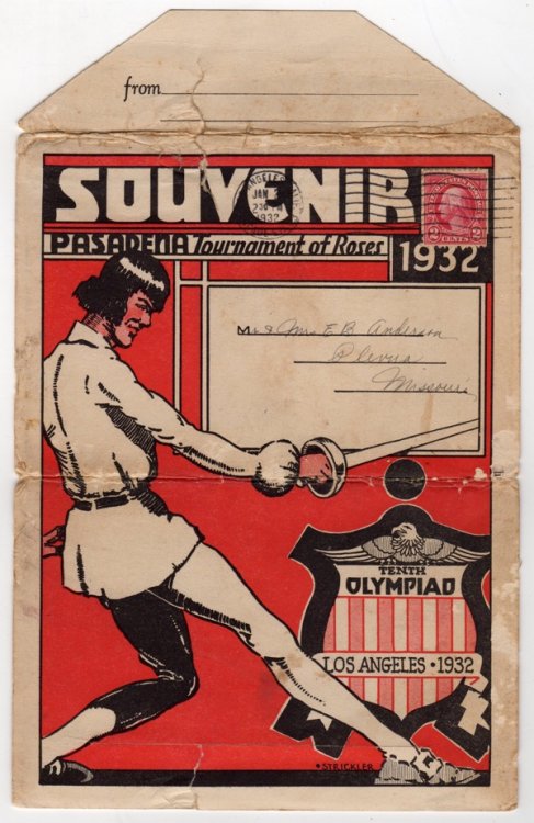 SOUVENIR, PASADENA TOURNAMENT OF ROSES, 1932