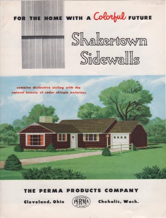 FOR THE HOME WITH A COLORFUL FUTURE, SHAKERTOWN SIDEWALLS