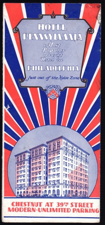 HOTEL PENNSYLVANIA: MOST POPULAR TOURIST HOTEL IN PHILADELPHIA, JUST OUT OF THE NOISE ZONE