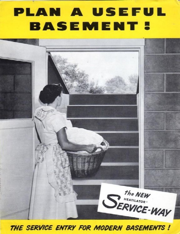 PLAN A USEFUL BASEMENT!: THE SERVICE ENTRY FOR MODERN BASEMENTS!