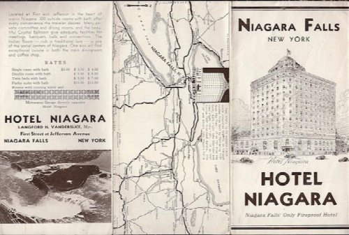 HOTEL NIAGARA, NEW YORK: NIAGARA FALLS' ONLY FIREPROOF HOTEL