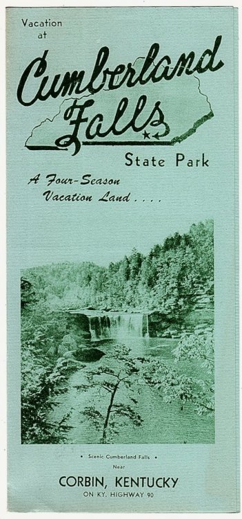 VACATION AT CUMBERLAND FALLS STATE PARK: A FOUR-SEASON VACATION LAND.CORBIN, KENTUCKY