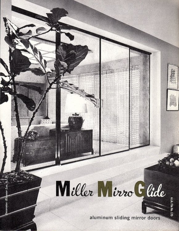 MILLER MIRRO GLIDE: ALUMINUM SLIDING MIRROR DOORS (A.I.A. FILE NO. 17D)