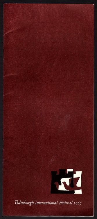 WIDOWERS' HOUSES AT THE ROYAL LYCEUM EDINBURGH (COVER TITLE: EDINBURGH INTERNATIONAL FESTIVAL 1969)