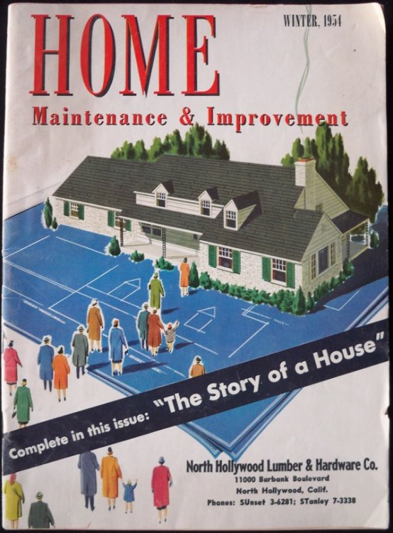 HOME MAINTENANCE & IMPROVEMENT, WINTER 1954, VOL. 4, NO. 4