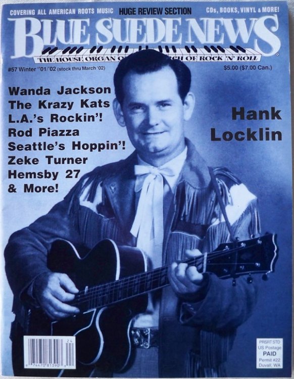 BLUE SUEDE NEWS, #57, WINTER '01/'02