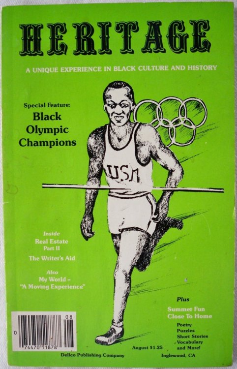 HERITAGE: A UNIQUE EXPERIENCE IN BLACK CULTURE AND HISTORY, AUGUST 1984, VOL. VI, NO. 4