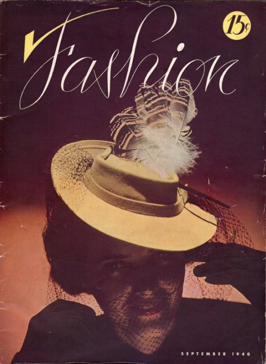 FASHION, SEPTEMBER 1940, VOL. I, NO. 1