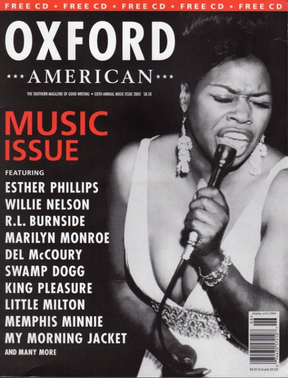 OXFORD AMERICAN: SOUTHERN MAGAZINE OF GOOD WRITING, ISSUE 45, SIXTH (6TH) ANNUAL MUSIC ISSUE, 2003