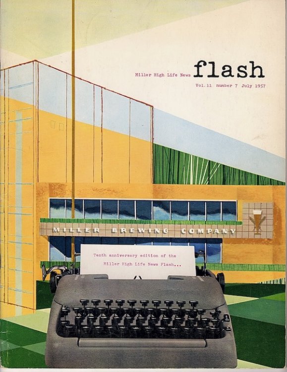 MILLER HIGH LIFE NEWS FLASH, VOL. II, NO. 7, JULY 1957, TENTH ANNIVERSARY EDITION