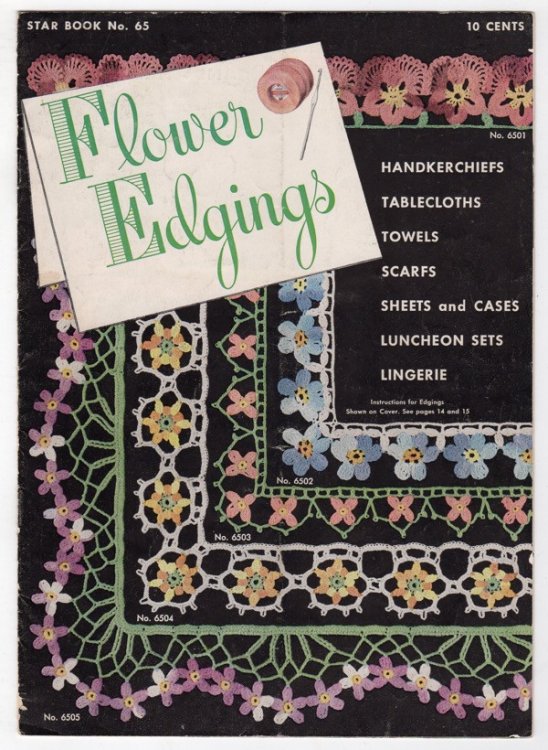 FLOWER EDGINGS, STAR BOOK NO. 65