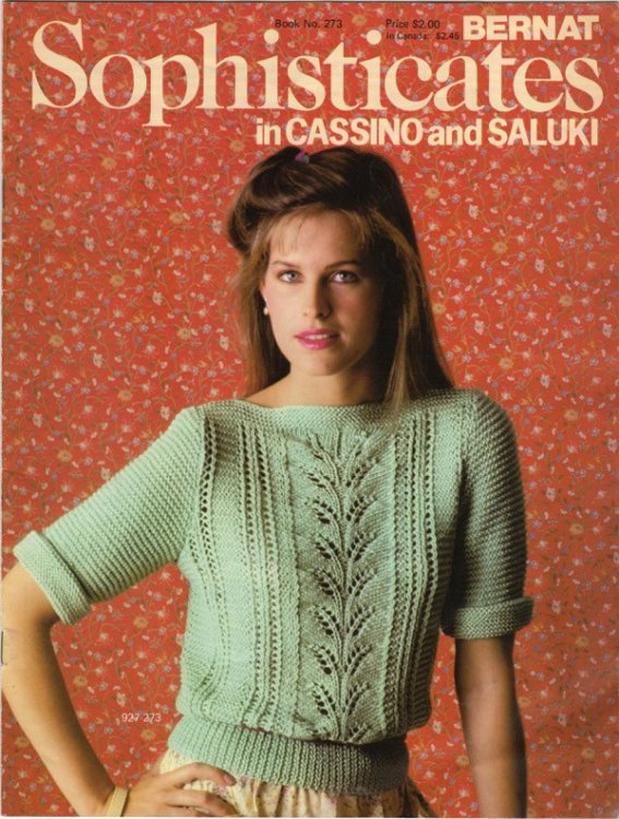 SOPHISTICATES IN CASSINO AND SALUKI (BERNAT HANDICRAFTER BOOK NO. 273)