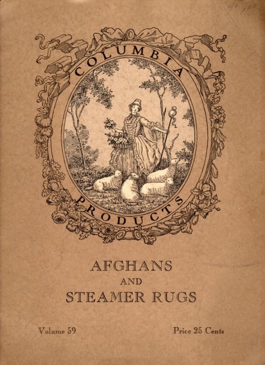 COLUMBIA BOOK OF COUCH AFGHANS AND STEAMER RUGS, VOL. 59