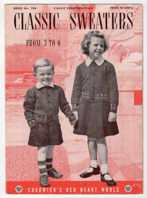 CLASSIC SWEATERS FROM 3 TO 6, BOOK NO. 246